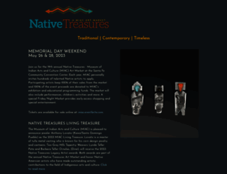 nativetreasures.org screenshot