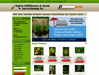 nativewildflowersandseeds.com screenshot
