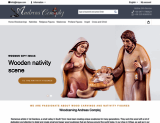 nativity-saints-in-wood.com screenshot