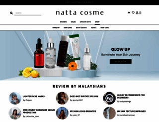 nattacosme.com screenshot