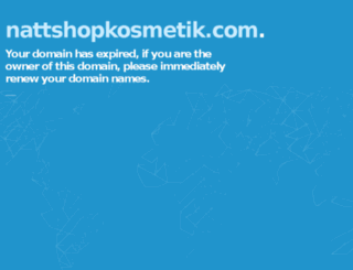 nattshopkosmetik.com screenshot