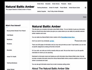 natural-baltic-amber.com screenshot