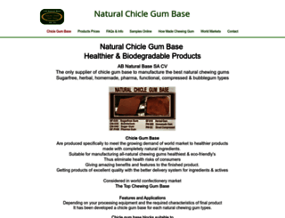 natural-chicle.com screenshot