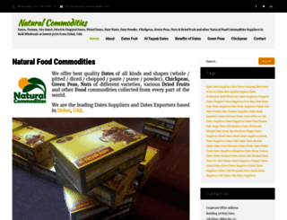 natural-commodities.com screenshot