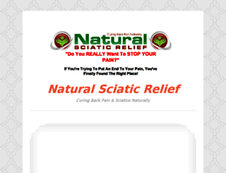 natural-sciatic-relief.com screenshot