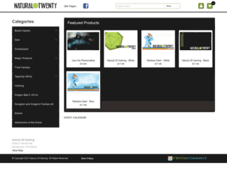 natural20gaming.com screenshot