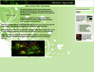 naturalaquariums.com screenshot