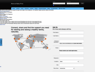 naturalbabypros.com screenshot