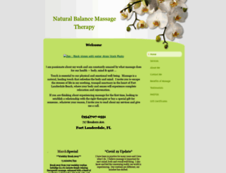 naturalbalancemassagetherapy.com screenshot