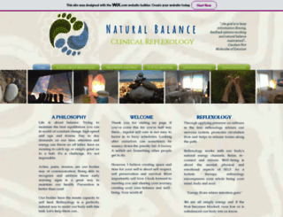 naturalbalancereflexology.com screenshot