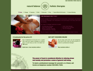 naturalbalancetherapies.com screenshot