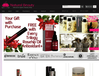 naturalbeauty.com screenshot
