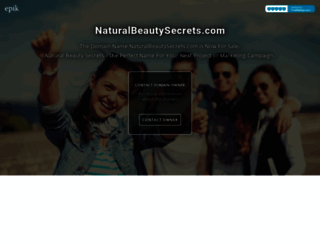 naturalbeautysecrets.com screenshot
