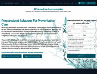 naturalbiohealth.com screenshot