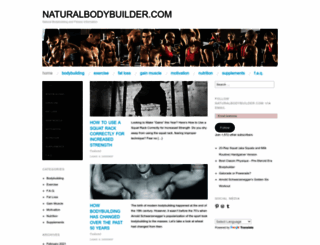 naturalbodybuilder.com screenshot