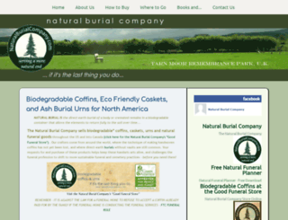 naturalburialcompany.com screenshot
