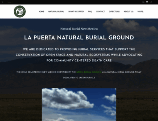 naturalburialnewmexico.com screenshot