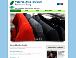 naturalcleancleaners.com screenshot