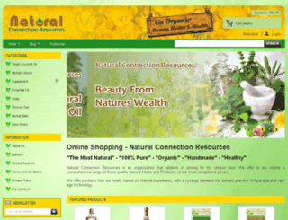 naturalconnection4u.com screenshot