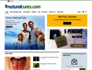 naturalcures.com screenshot