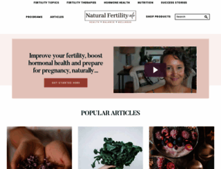 naturalfertilityinfo.com screenshot