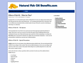 naturalfishoilbenefits.com screenshot