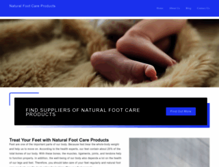 naturalfootcareproducts.com screenshot