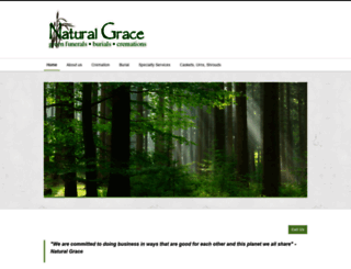 naturalgracefunerals.com screenshot