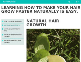 naturalhairgrowthtips.info screenshot