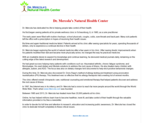 naturalhealthcenter.mercola.com screenshot