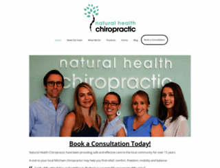 naturalhealthchiropractic.com.au screenshot