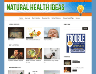naturalhealthideas.info screenshot