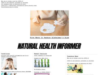 naturalhealthinformer.com screenshot