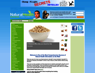 naturalhealthontheweb.com screenshot