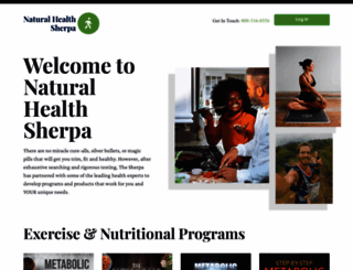 naturalhealthsherpa.com screenshot