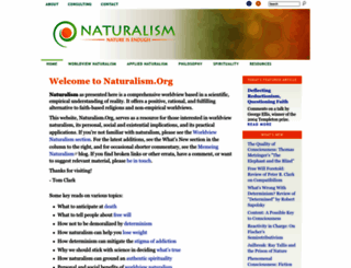 naturalism.org screenshot