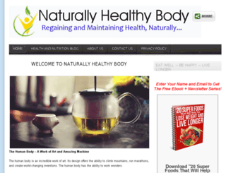 naturallyhealthybody.com screenshot