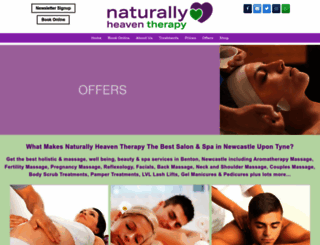 naturallyheaventherapy.co.uk screenshot
