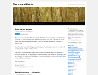 naturalpatriot.org screenshot