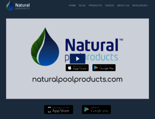 naturalpoolproducts.com screenshot