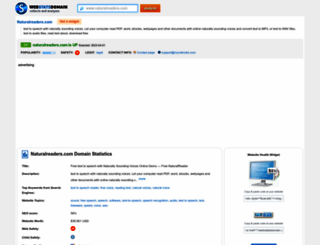 naturalreaders.com.webstatsdomain.org screenshot