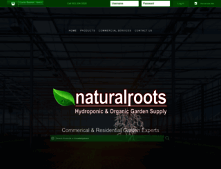 naturalrootshydroponics.com screenshot