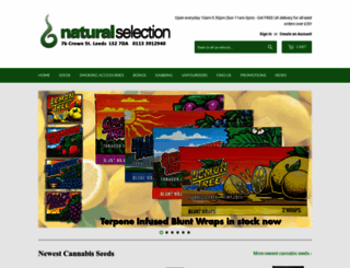naturalselectionseeds.com screenshot