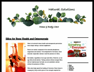 naturalsolutions-homeandbodycare.com screenshot