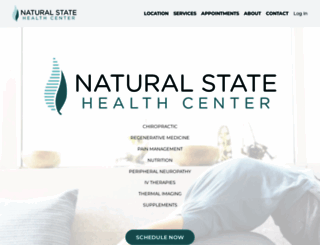 naturalstatehealthcenter.com screenshot