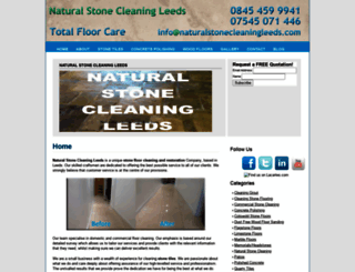 naturalstonecleaningleeds.com screenshot