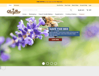 naturalsupplements.glorybee.com screenshot
