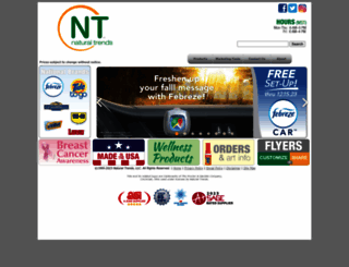 naturaltrends.com screenshot