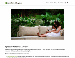 naturalupholstery.com screenshot