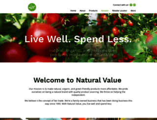 naturalvalue.com screenshot